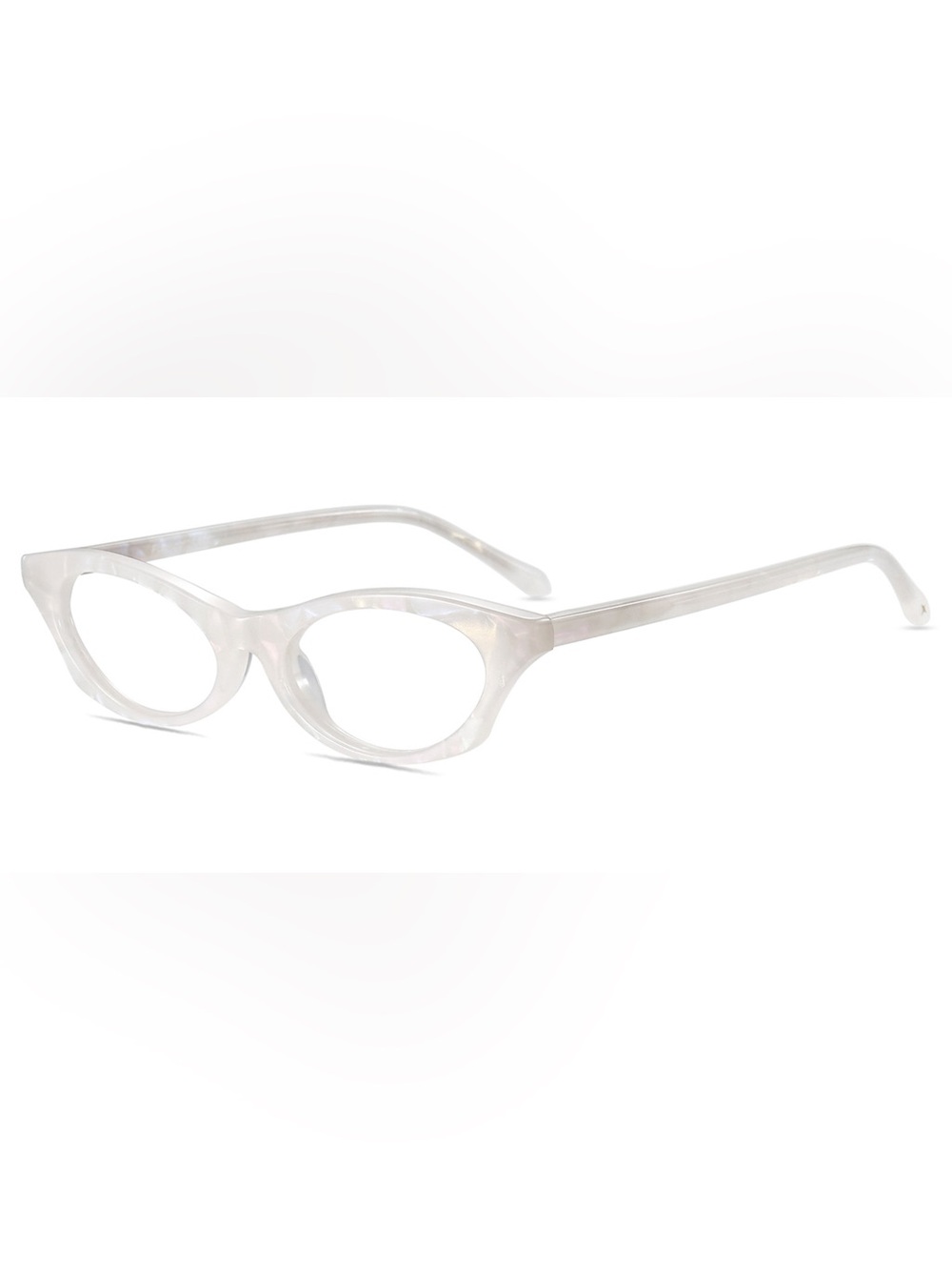 Beautiful Fashion Glasses Pearl Frame